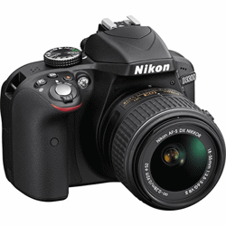 دوربین دیجیتال نیکون  D3300 DSLR Camera with 18-55 AF-P VR,