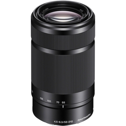 لنز دوربین سونی زوم E 55-210mm f/4.5-6.3 OSS E-Mount Lens,