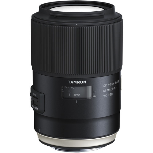 لنز دوربین کانن مدل ماکروتامرونSP 90mm f/2.8 Di Macro 1:1 VC USD Lens for Canon EF,