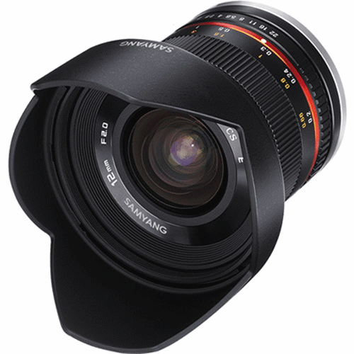 لنز دوربین کانن  مدل وایدسامیانگ, 12mm f/2.0 NCS CS Lens for Canon EF-M Mount