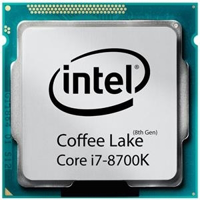 سی پی یواینتل سری Coffee Lake مدل Core i7-8700,